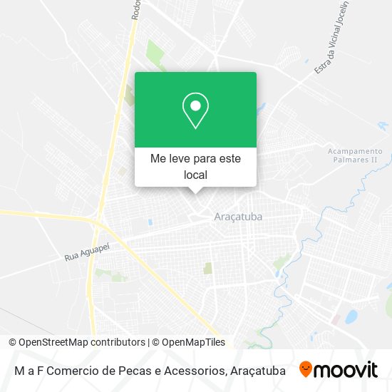 M a F Comercio de Pecas e Acessorios mapa