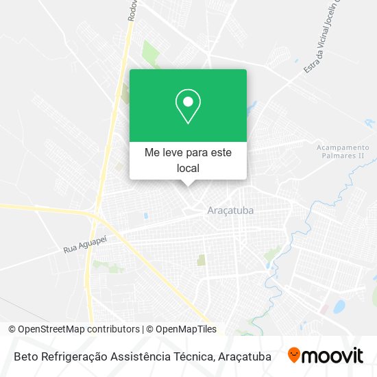 Beto Refrigeração Assistência Técnica mapa