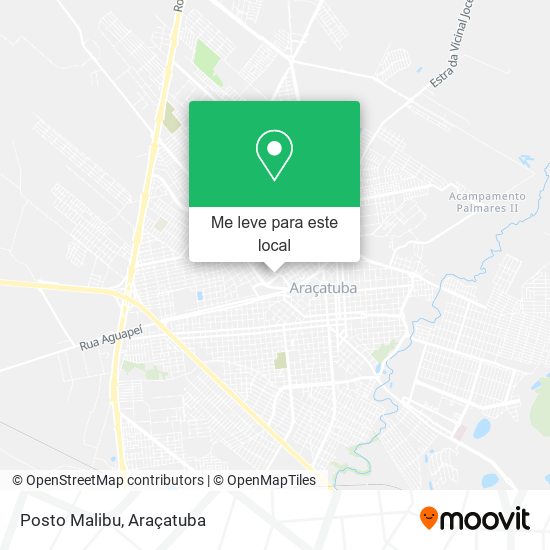 Posto Malibu mapa