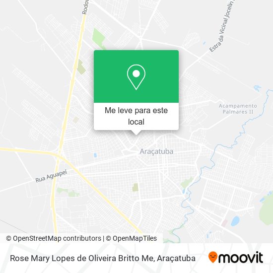 Rose Mary Lopes de Oliveira Britto Me mapa
