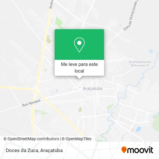 Doces da Zuca mapa