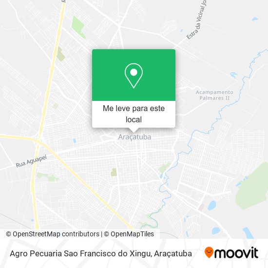 Agro Pecuaria Sao Francisco do Xingu mapa