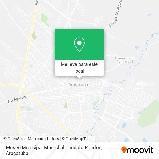 Museu Municipal Marechal Candido Rondon mapa