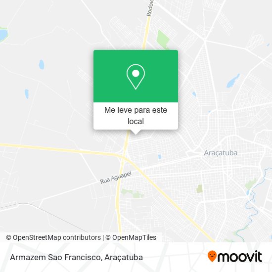 Armazem Sao Francisco mapa