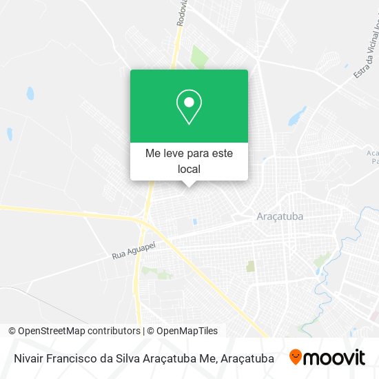 Nivair Francisco da Silva Araçatuba Me mapa