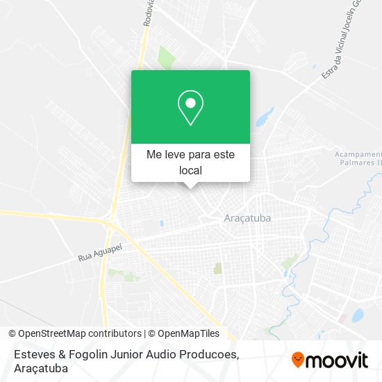 Esteves & Fogolin Junior Audio Producoes mapa