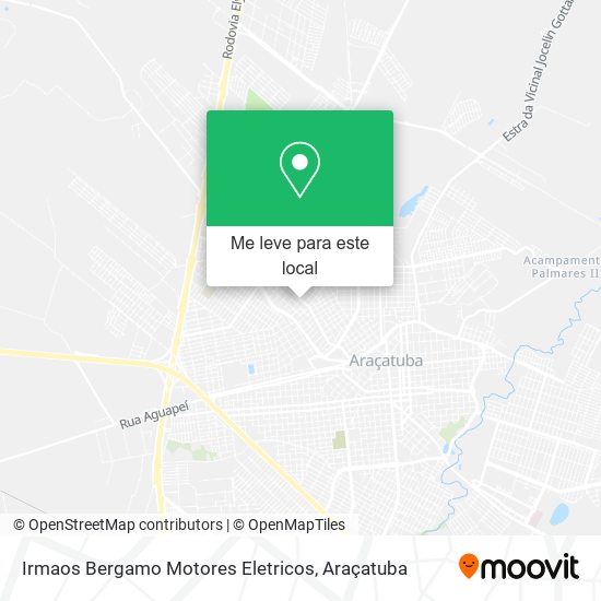 Irmaos Bergamo Motores Eletricos mapa