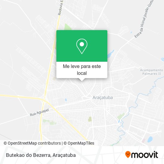Butekao do Bezerra mapa
