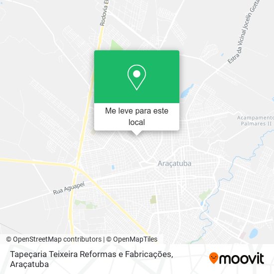 Tapeçaria Teixeira Reformas e Fabricações mapa