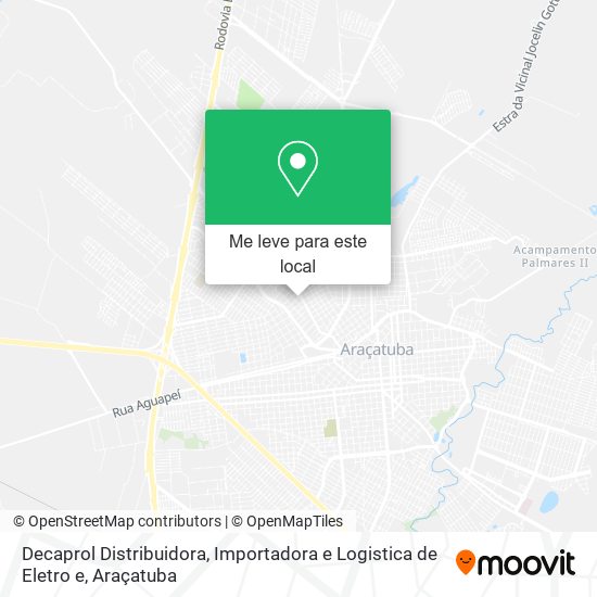 Decaprol Distribuidora, Importadora e Logistica de Eletro e mapa