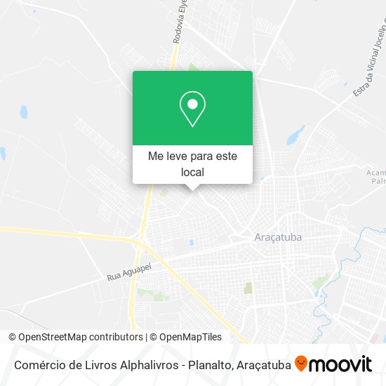 Comércio de Livros Alphalivros - Planalto mapa