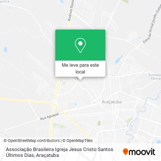 Associação Brasileira Igreja Jesus Cristo Santos Últimos Dias mapa