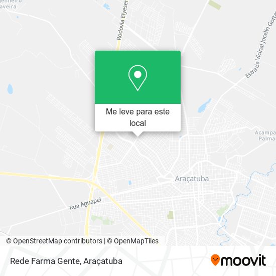 Rede Farma Gente mapa