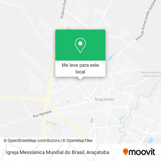 Igreja Messianica Mundial do Brasil mapa