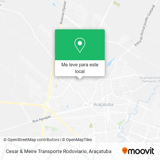 Cesar & Meire Transporte Rodoviario mapa