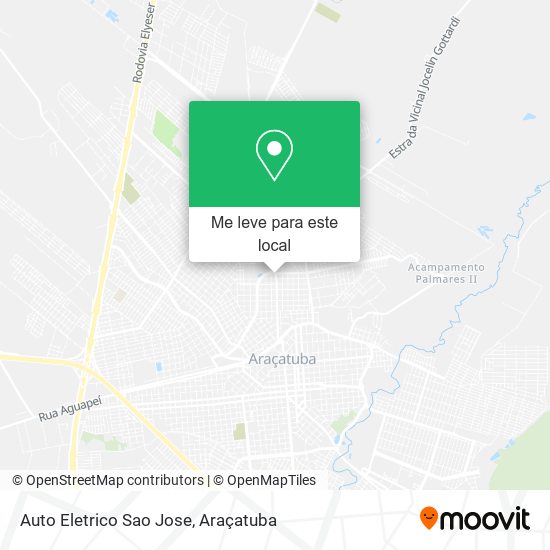 Auto Eletrico Sao Jose mapa