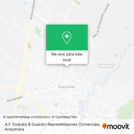 A.F. Guarato & Guarato Representacoes Comerciais mapa