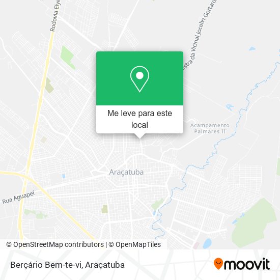 Berçário Bem-te-vi mapa