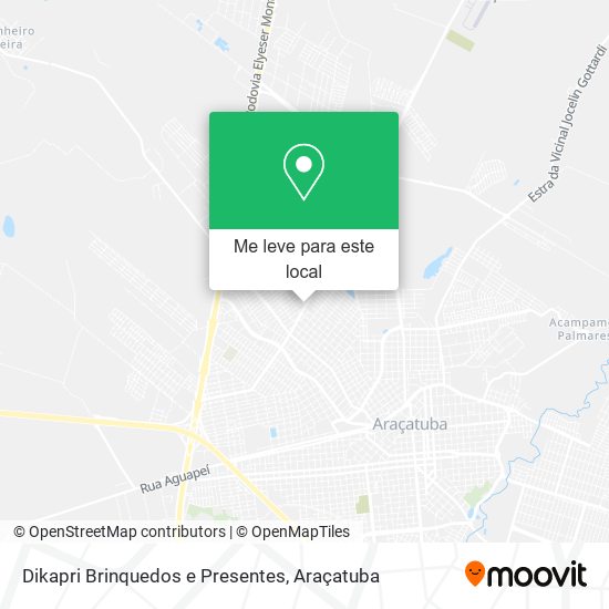 Dikapri Brinquedos e Presentes mapa