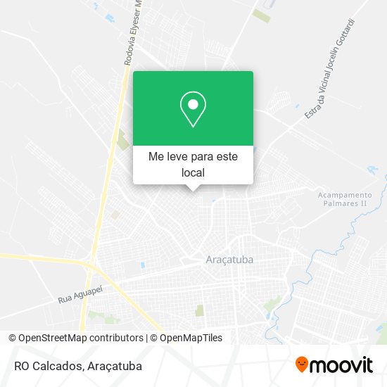 RO Calcados mapa