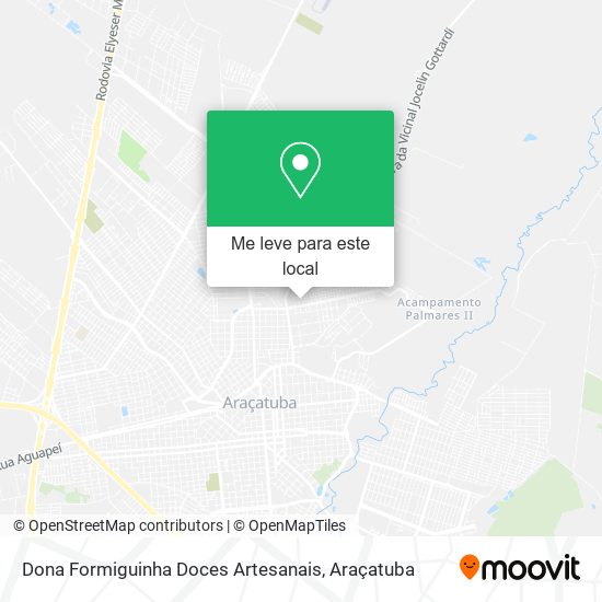 Dona Formiguinha Doces Artesanais mapa