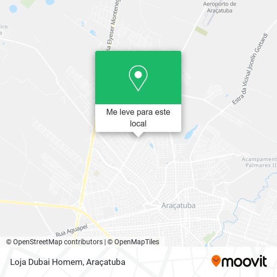 Loja Dubai Homem mapa