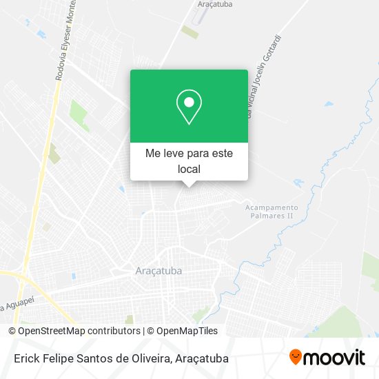 Erick Felipe Santos de Oliveira mapa