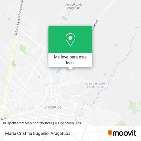 Maria Cristina Eugenio mapa