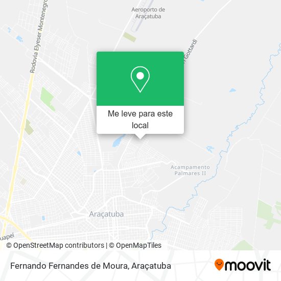 Fernando Fernandes de Moura mapa