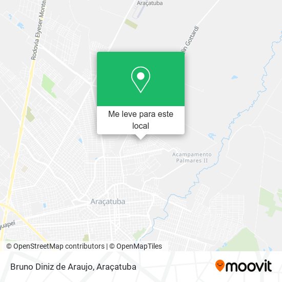Bruno Diniz de Araujo mapa