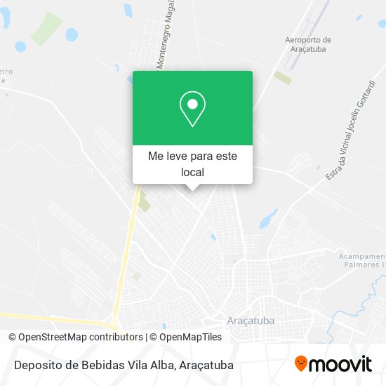 Deposito de Bebidas Vila Alba mapa