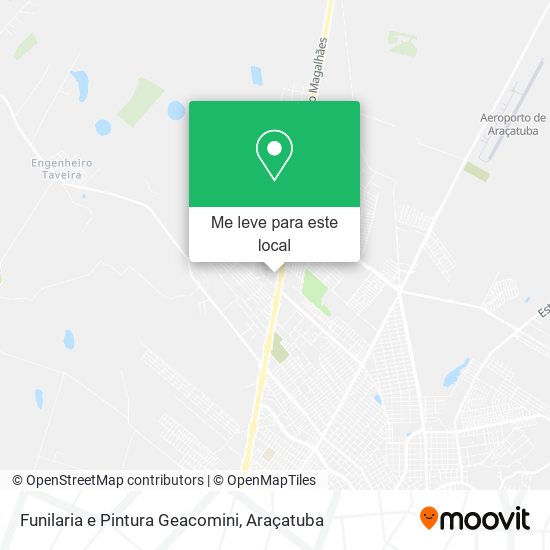 Funilaria e Pintura Geacomini mapa