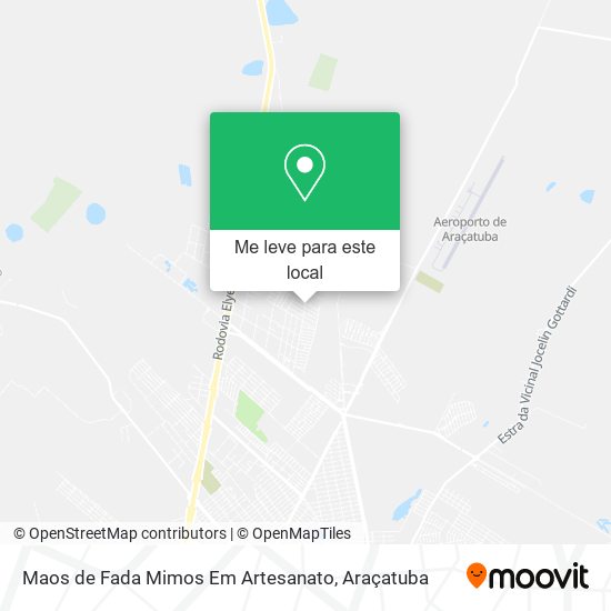 Maos de Fada Mimos Em Artesanato mapa