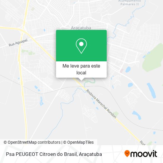 Psa PEUGEOT Citroen do Brasil mapa