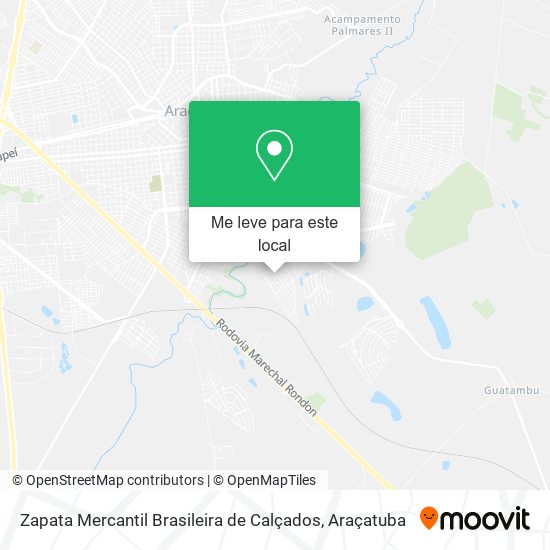 Zapata Mercantil Brasileira de Calçados mapa