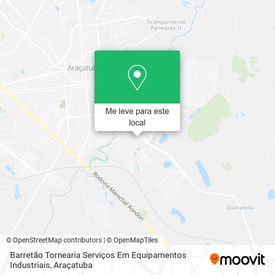 Barretão Tornearia Serviços Em Equipamentos Industriais mapa