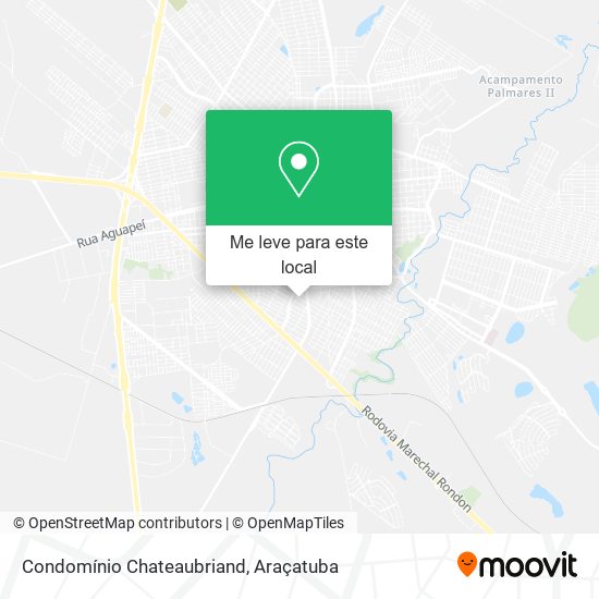 Condomínio Chateaubriand mapa