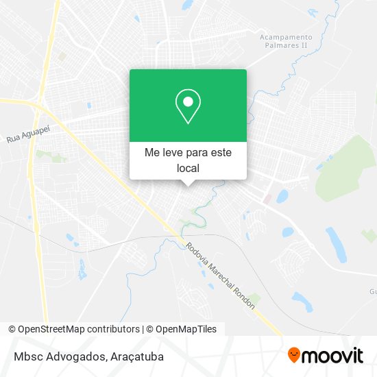 Mbsc Advogados mapa