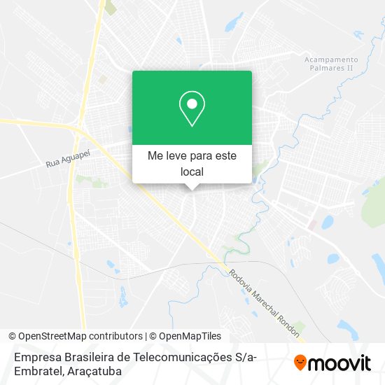 Empresa Brasileira de Telecomunicações S / a-Embratel mapa