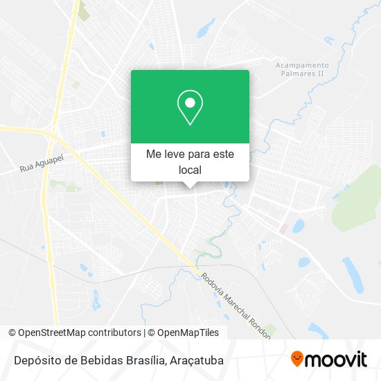 Depósito de Bebidas Brasília mapa