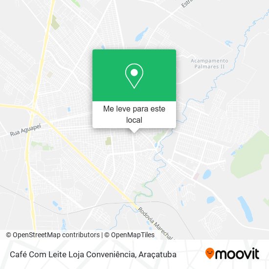 Café Com Leite Loja Conveniência mapa