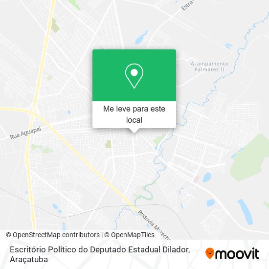 Escritório Político do Deputado Estadual Dilador mapa