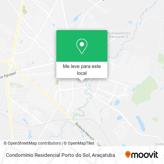 Condomínio Residencial Porto do Sol mapa
