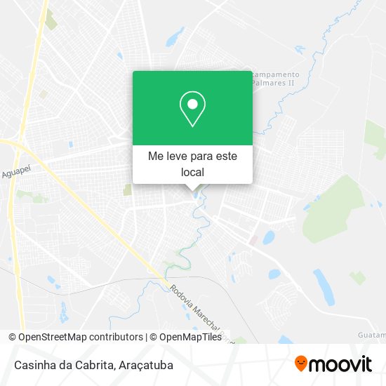 Casinha da Cabrita mapa