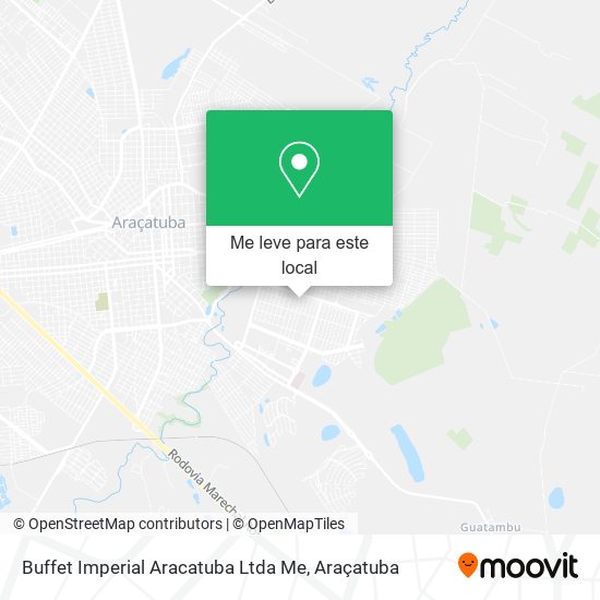 Buffet Imperial Aracatuba Ltda Me mapa