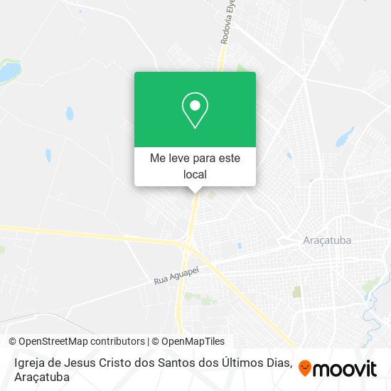 Igreja de Jesus Cristo dos Santos dos Últimos Dias mapa