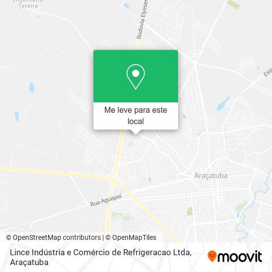 Lince Indústria e Comércio de Refrigeracao Ltda mapa
