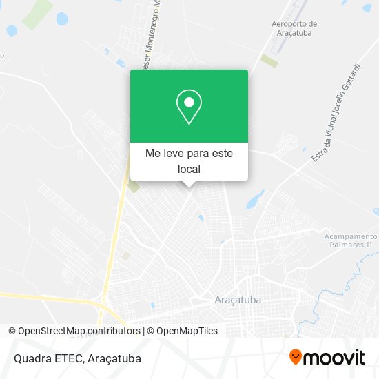Quadra ETEC mapa