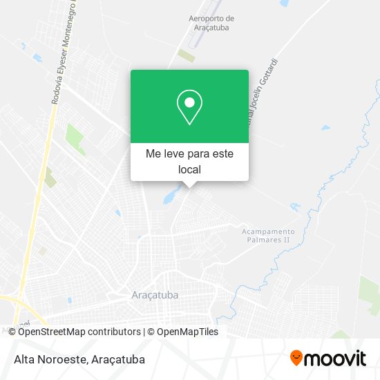 Alta Noroeste mapa