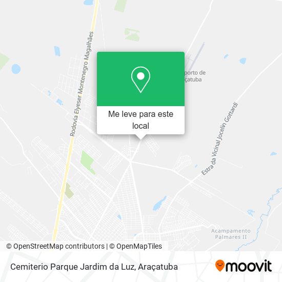 Cemiterio Parque Jardim da Luz mapa